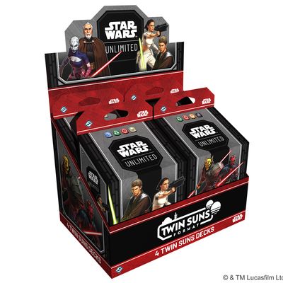 Star Wars Unlimited Twin Suns Deck Display