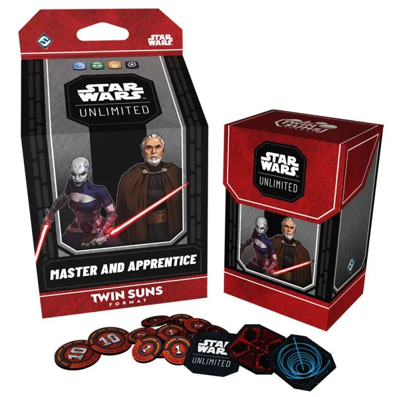 Star Wars Unlimited Twin Suns Deck Master And Aprentice