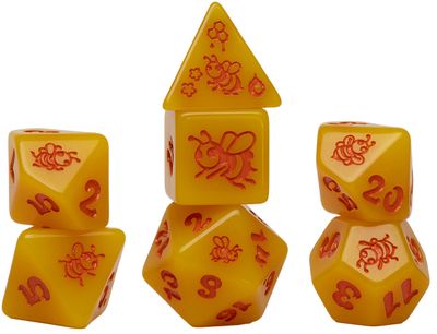 SD Animal Series Golden Buzz 7-Die RPG Set SD Animal Series Golden Buzz 7-Die RPG Set