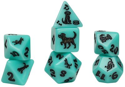 SD Animal Series Seafoam Shepherd 7-Die RPG Set SD Animal Series Seafoam Shepherd 7-Die RPG Set