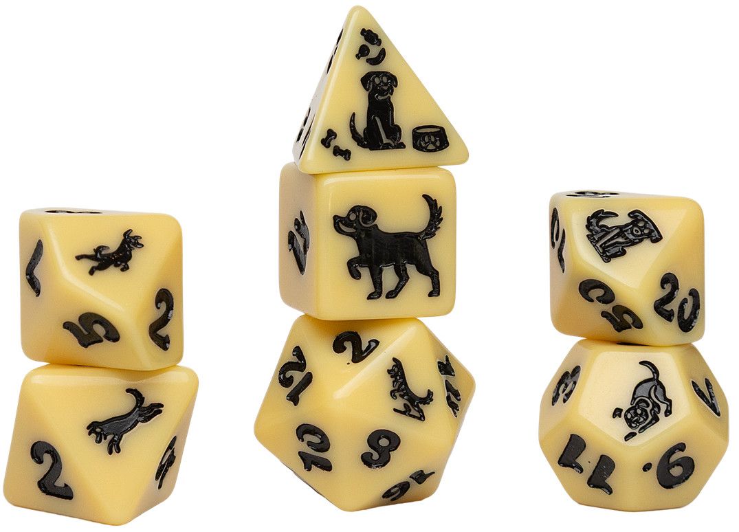 SD Animal Series Golden Pup 7-Die RPG Set SD Animal Series Golden Pup 7-Die RPG Set