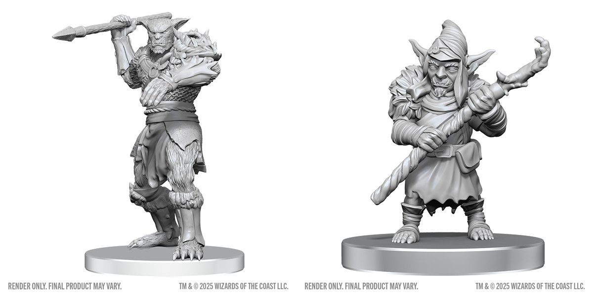 D&DNMUM W28 Bugbear Stalker & Goblin Hexer