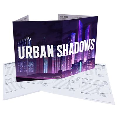 Urban Shadows MC Screen & Campaign Notepads
