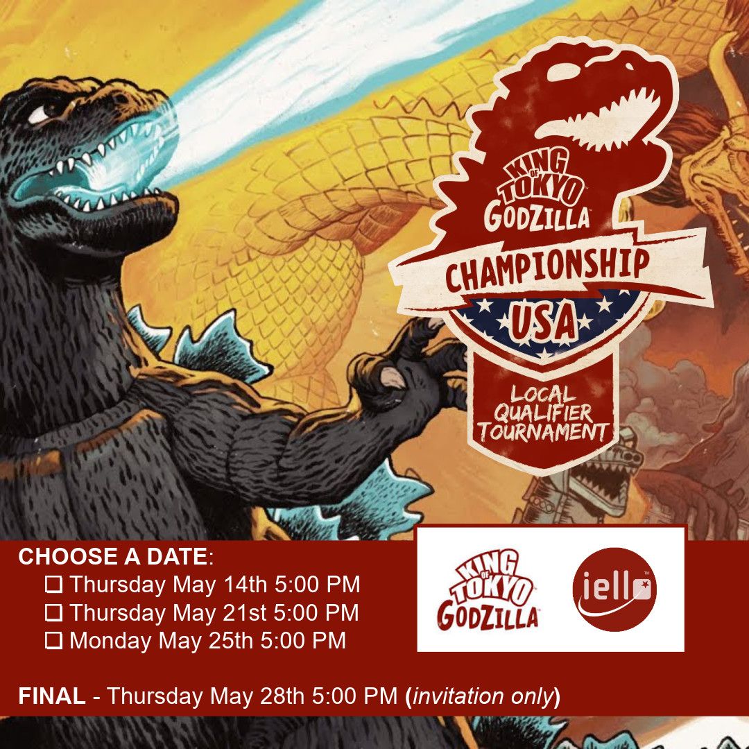 King of Tokyo × Godzilla USA Championship – Local Qualifier Tournaments