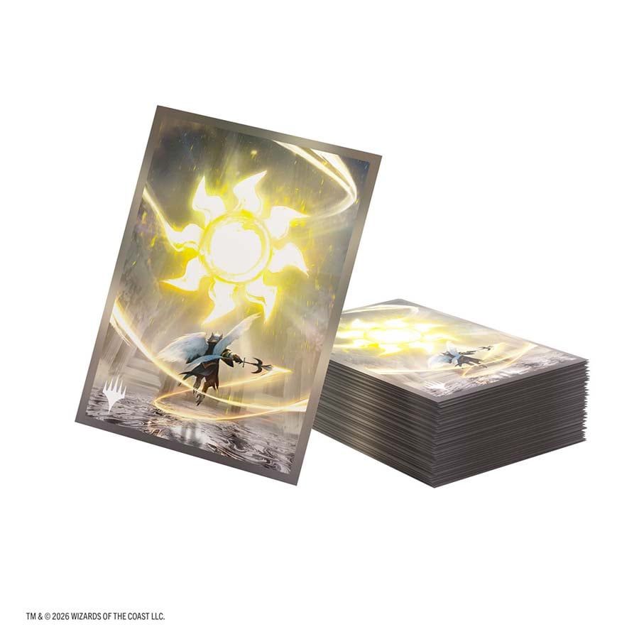 MTG Secrets of Strixhaven Premium Sleeves Mana, Product: Plains