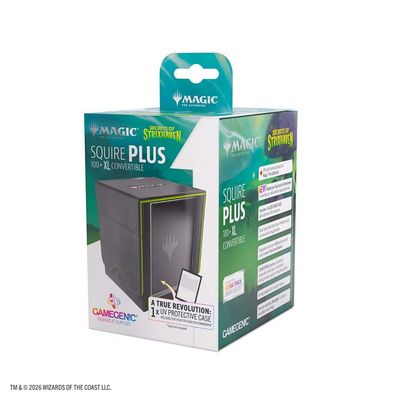 MTG Secrets of Strixhaven Squire Plus 100+ XL Black & Green