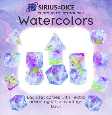 SD Watercolors 7-die Set