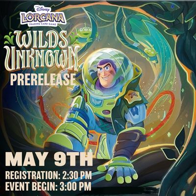 Disney Lorcana Wilds Unknown Prerelease May 9th