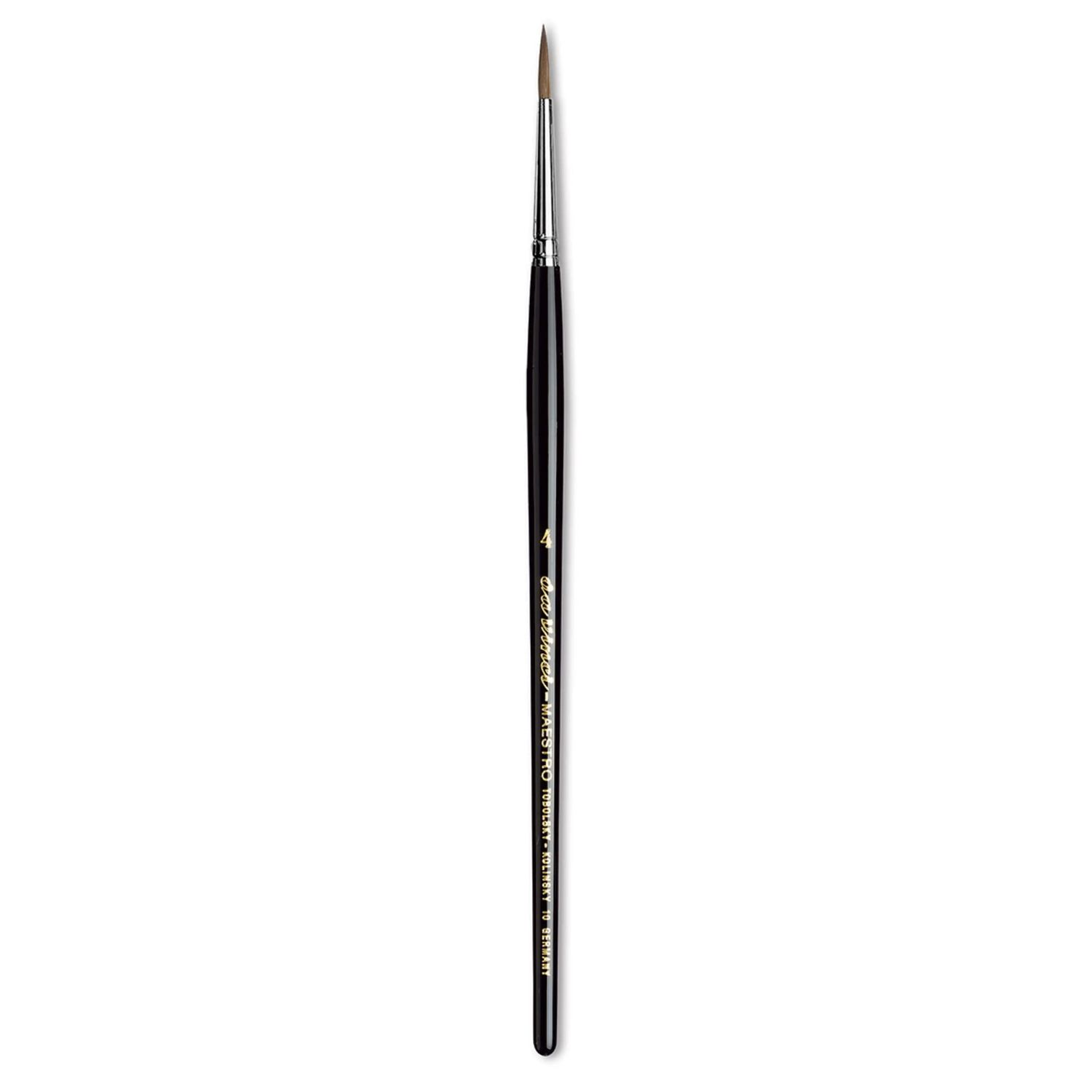 Da Vinci Maestro Miniature Round Kolinsky Sable Short Pointed Size 4 Da Vinci Maestro Miniature Round Kolinsky Sable Short Pointed Size 4