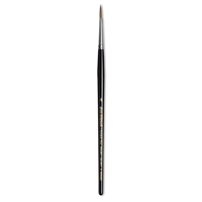 Da Vinci Maestro Miniature Round Kolinsky Sable Short Pointed Size 4
