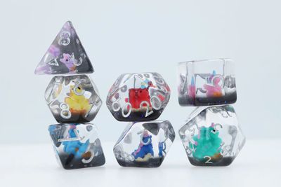 Unicorn Party RPG Dice Set