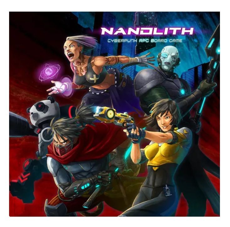Nanolith: Cyberpunk RPG Board Game