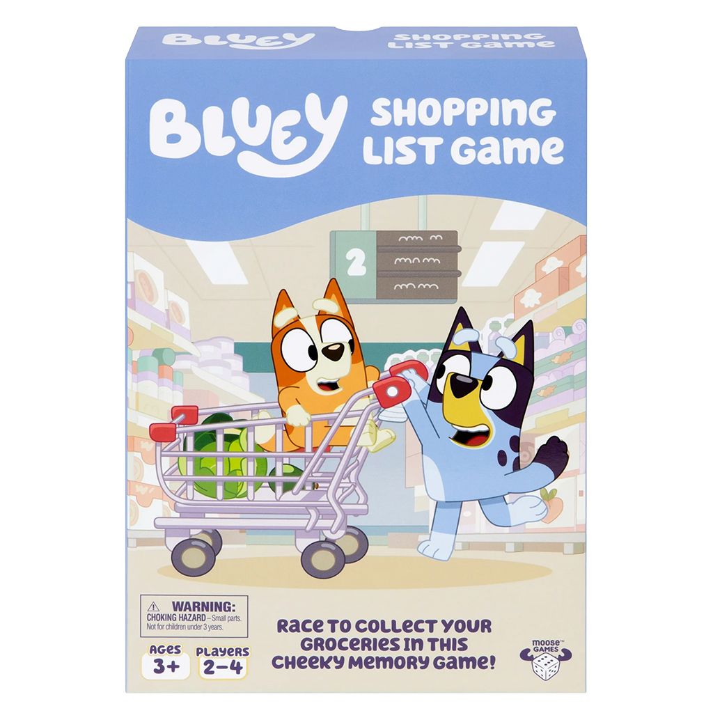 Bluey Shopping List Game Bluey Shopping List Game