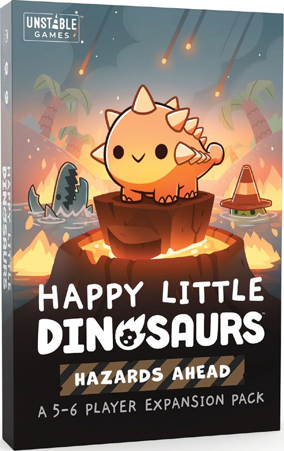 Happy Little Dinosaurs Hazards Ahead a 5-6 Player Expansion Happy Little Dinosaurs Hazards Ahead a 5-6 Player Expansion