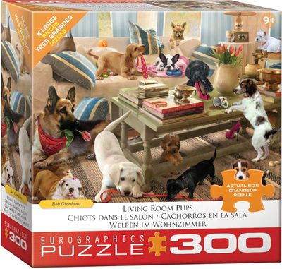 Living Room Pups 300pc