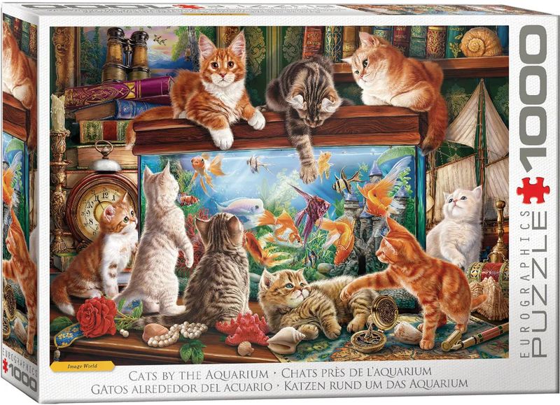 Cats by the Aquarium 1000pc