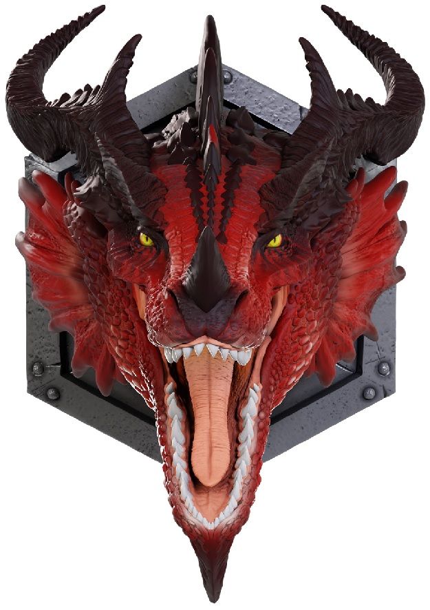 D&D Replicas of the Realms Red Dragon 12 D&D Replicas of the Realms Red Dragon 12" Trophy Plaque