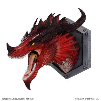 D&D Replicas of the Realms Red Dragon 12" Trophy Plaque