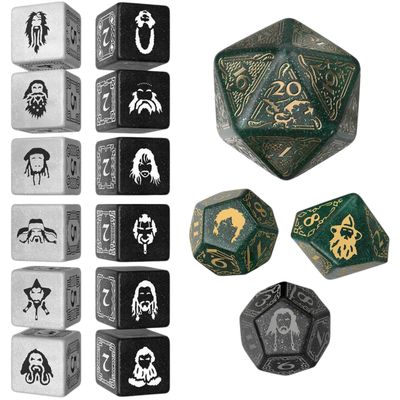 The Hobbit Dice Set Verdant Grove