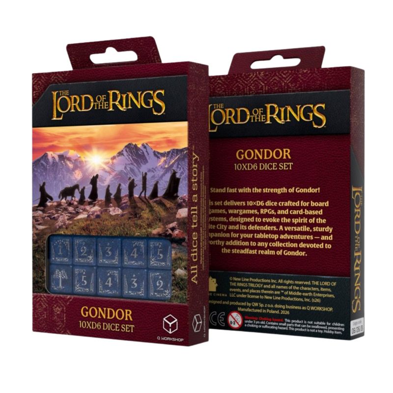 The Lord of the Rings Gondor 10xD6 Dice Set