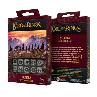 The Lord of the Rings Moria 10xD6 Glow Dice Set