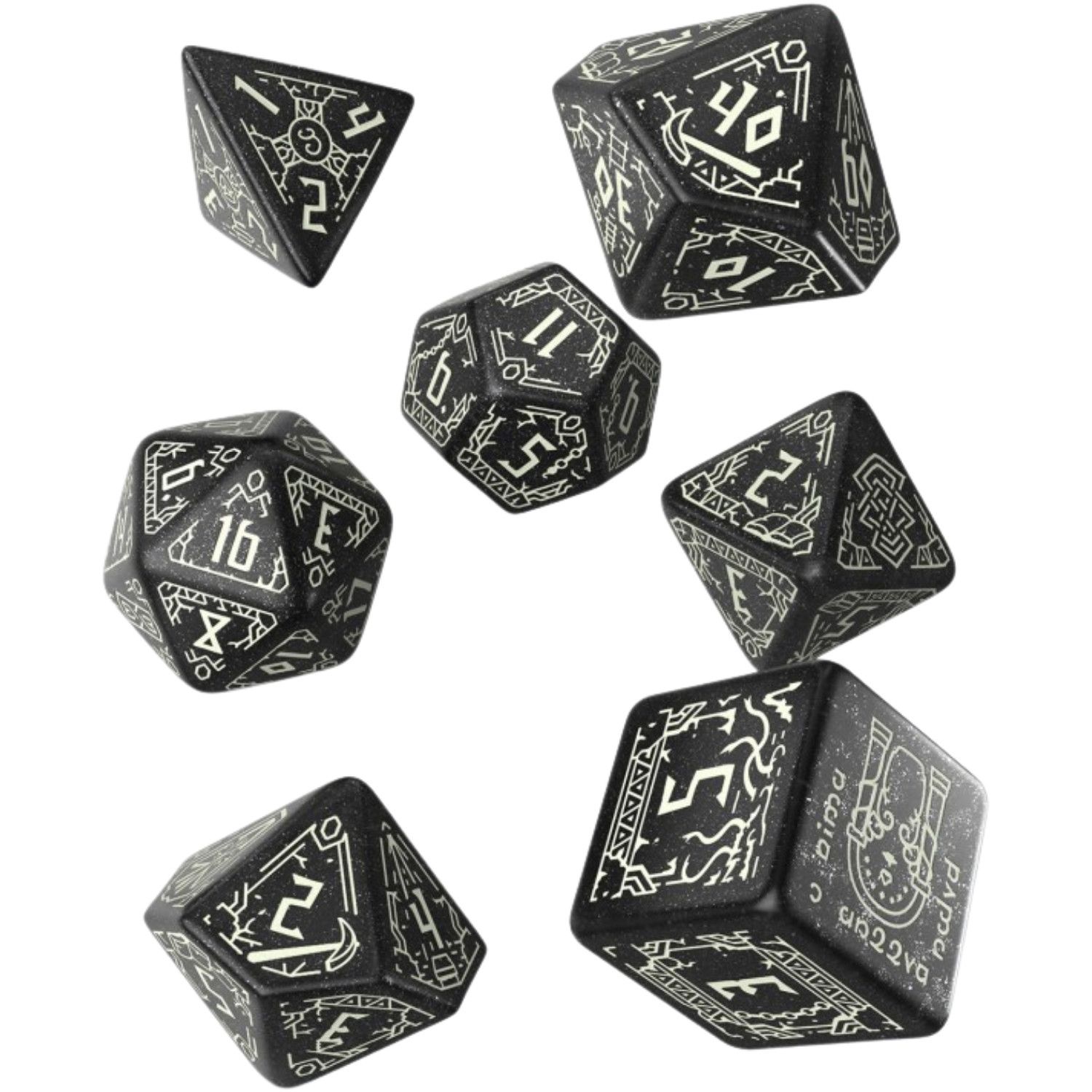The Lord of the Rings Moria Glow Dice Set