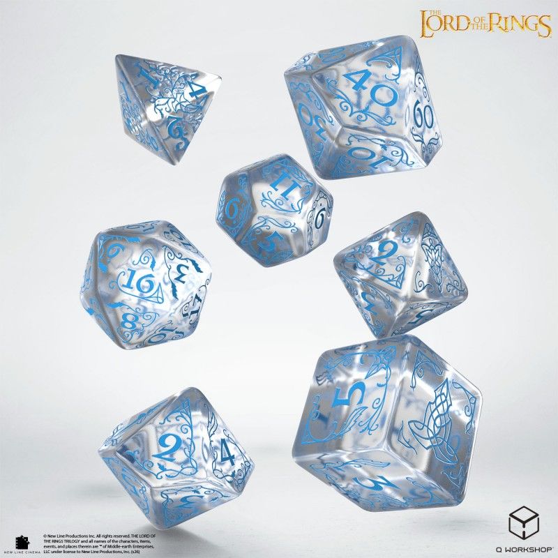 The Lord of the Rings Rivendell Dice Set Water