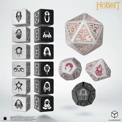 The Hobbit Dice Set Radiant Dawn