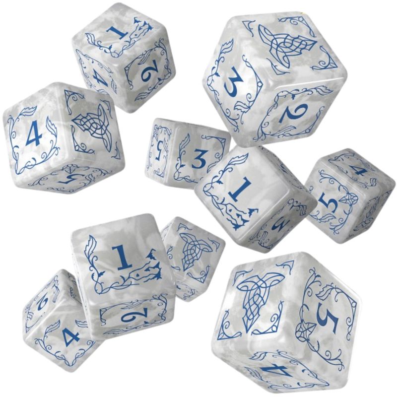 The Lord of the Rings Rivendell 10xD6 Dice Set Stone