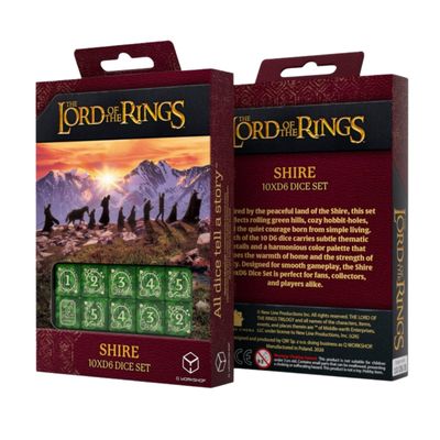 The Lord of the Rings Shire 10xD6 Dice Set