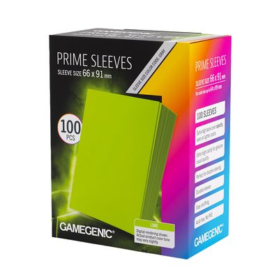 Prime Sleeves Lime 66x91 (100)