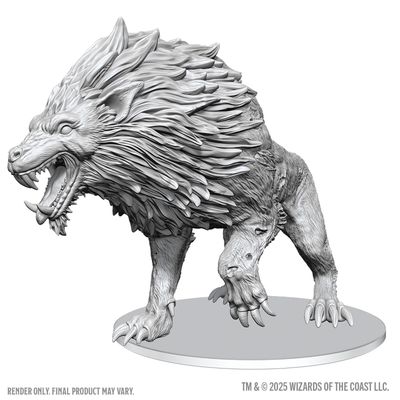 D&D Unpainted Minis: Dire Worg