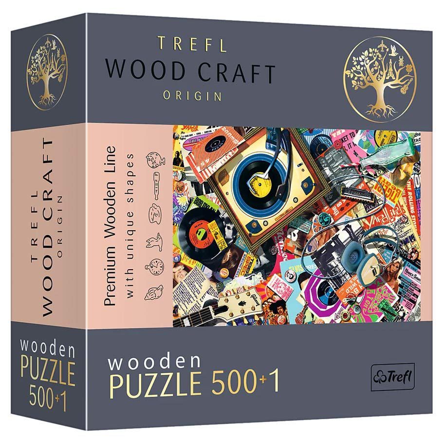 Puzzle: Woodcraft: In the World of Music 500+1 Piece Puzzle: Woodcraft: In the World of Music 500+1 Piece