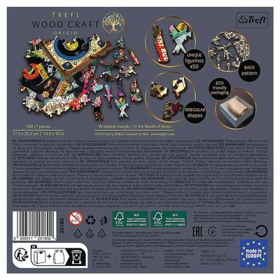 Puzzle: Woodcraft: In the World of Music 500+1 Piece