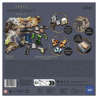 Puzzle: Star Wars: Woodcraft: The Mysterious Grogu 500+5 Piece