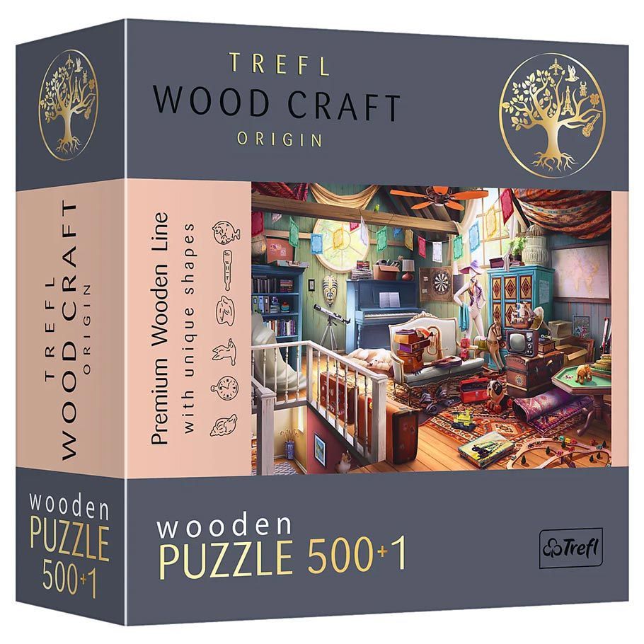 Puzzle: Woodcraft: Treasures in the Attic 500+1 Piece