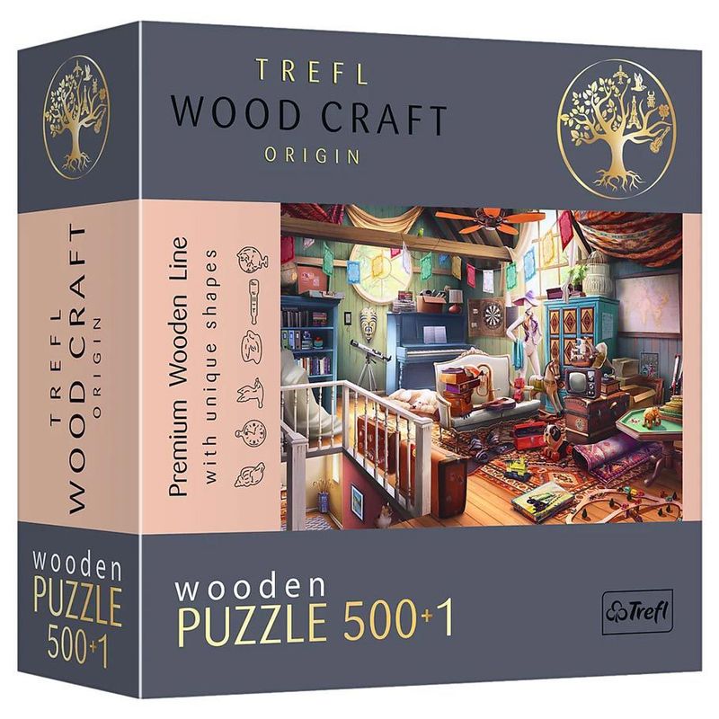 Puzzle: Woodcraft: Treasures in the Attic 500+1 Piece