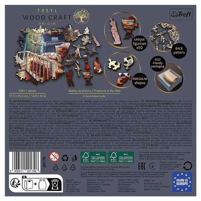Puzzle: Woodcraft: Treasures in the Attic 500+1 Piece