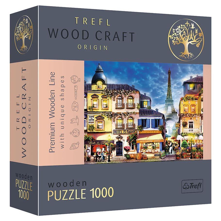 Puzzle: French Alley, Woodcraft 1000 Piece Puzzle: French Alley, Woodcraft 1000 Piece