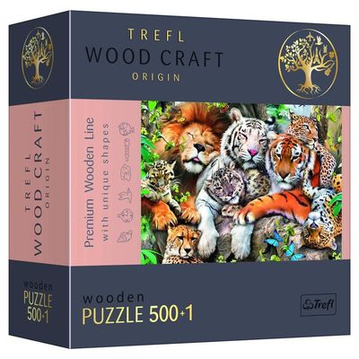 Puzzle: Woodcraft: Wild Cats in the Jungle 501 Piece