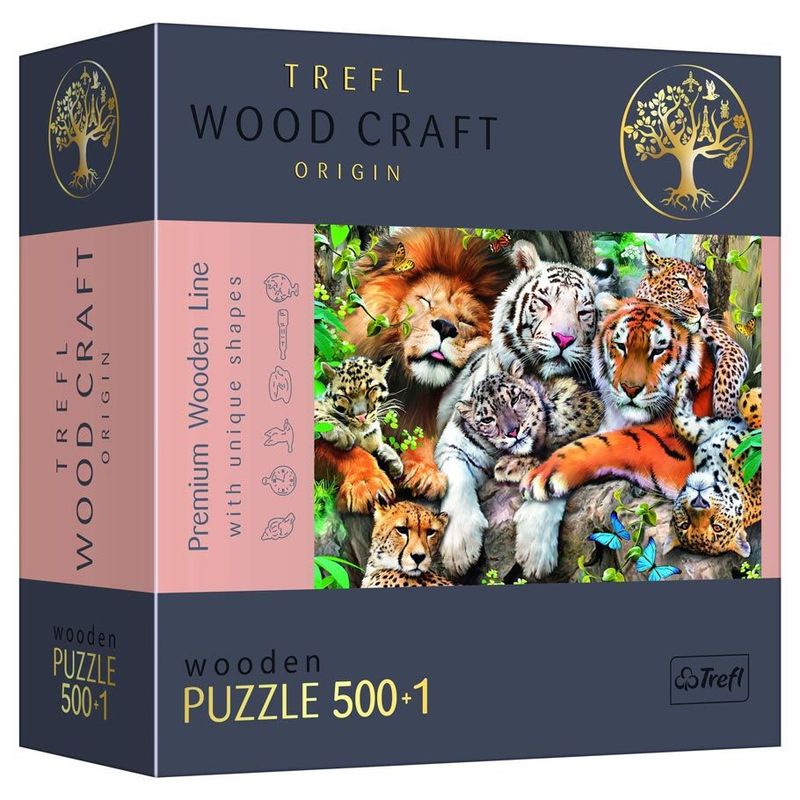 Puzzle: Woodcraft: Wild Cats in the Jungle 501 Piece