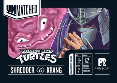 Unmatched Adventures TMNT Shredder Krang Hero