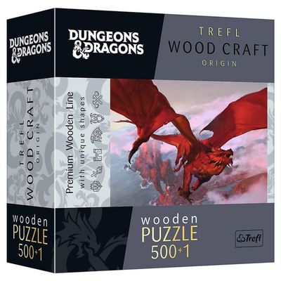 Woodcraft: D&D: Ancient Red Dragon 500+1 Piece Puzzle