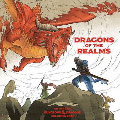 Dragons of the Realms (Dungeons & Dragons) Coloring Book