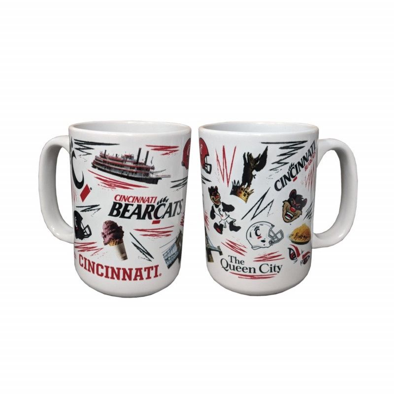 Cincinnati All Over Design Java Mug