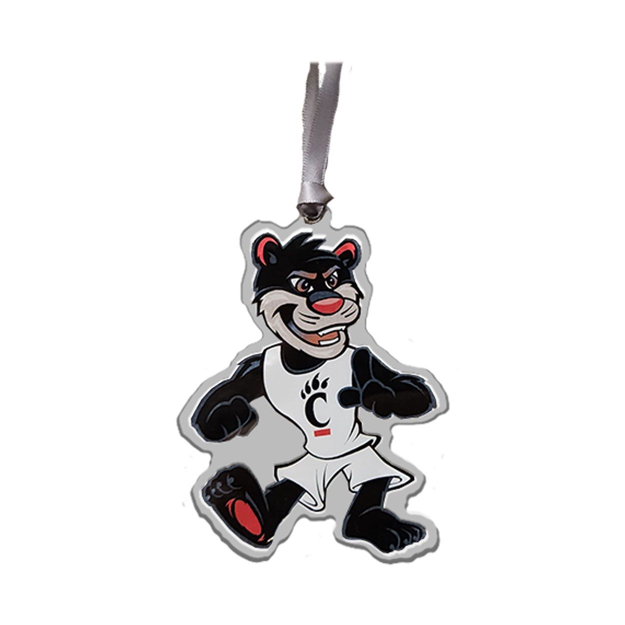 Cincinnati Bearcat Mascot Holiday Ornament