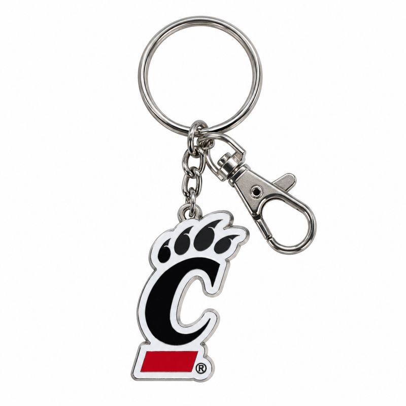 University of Cincinnati Bearcats C-Paw Keychain with Clip