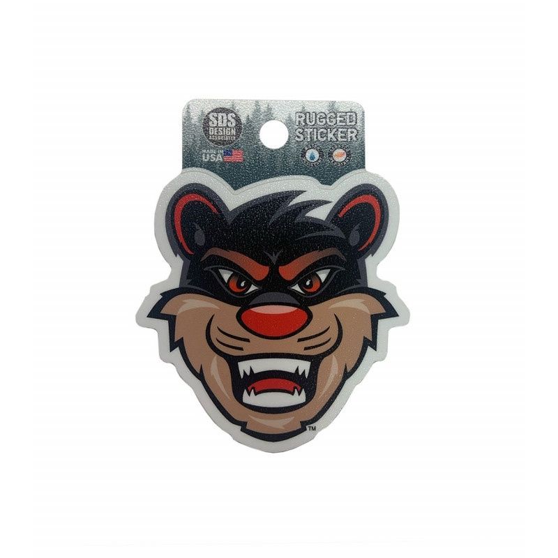 Bearcat Head Rugged Sticker