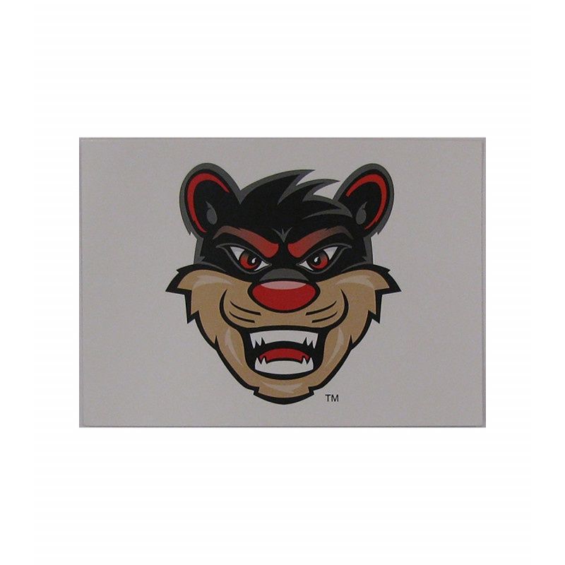Bearcat Head Blank Card