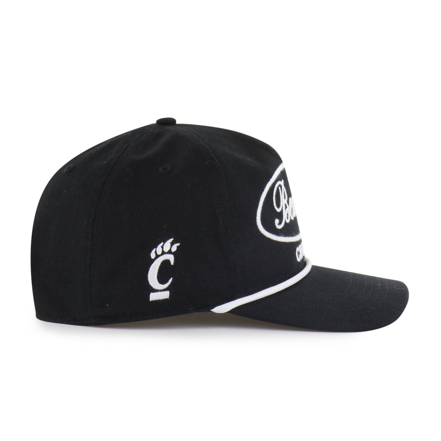 Black Hitch Bearcats Script Oval over Cincinnati